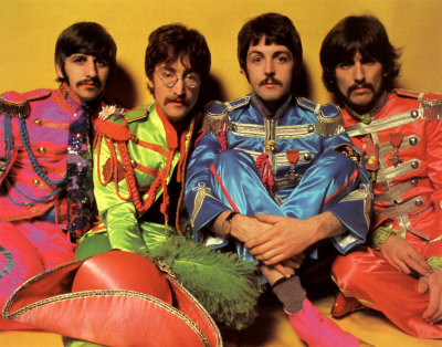 The Beatles as Sgt Pepper's Lonely Hearts Club Band