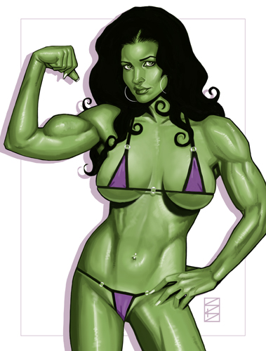 She-Hulk Bikini-Wear