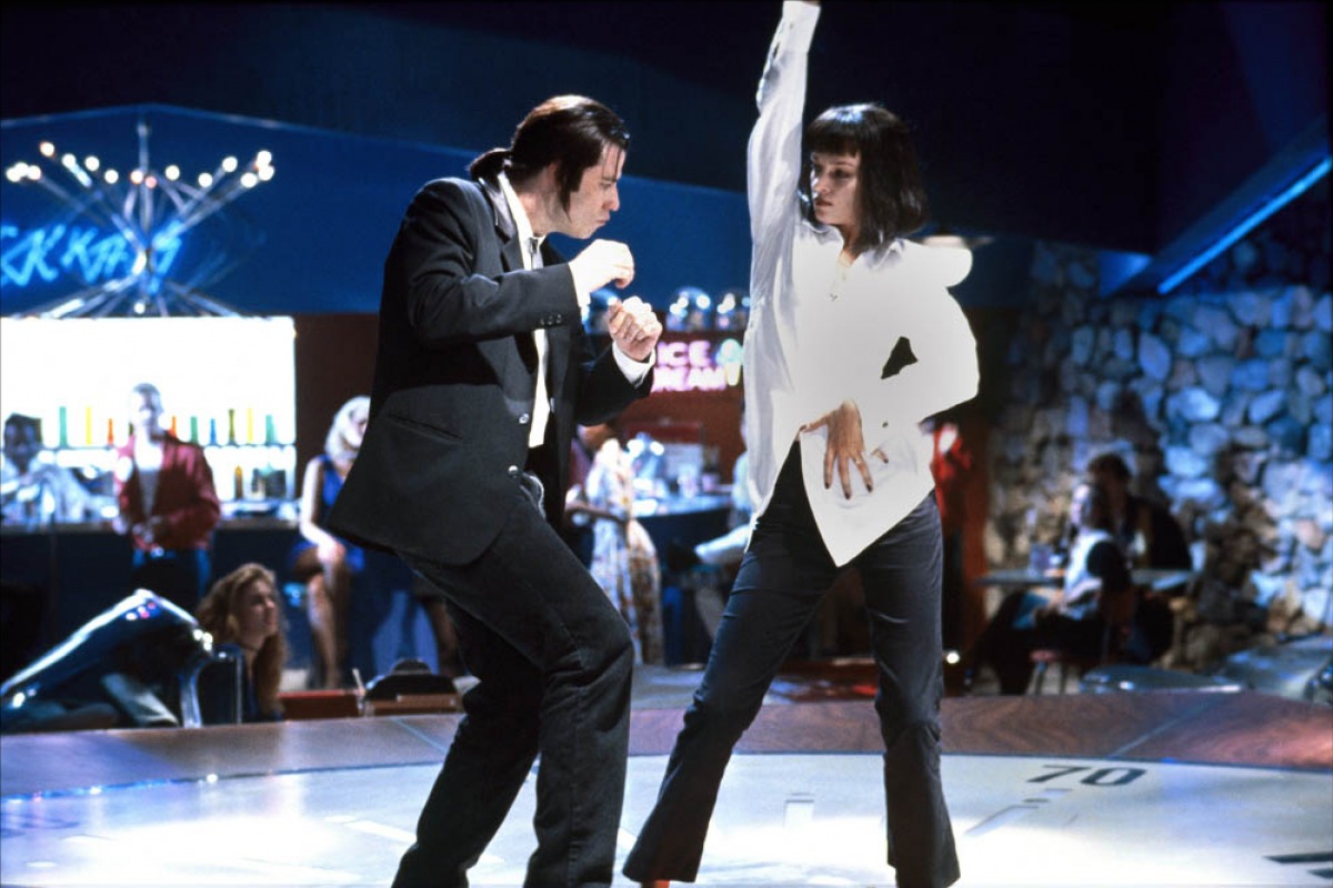 John Travolta and Uma Thurman in Pulp Fiction