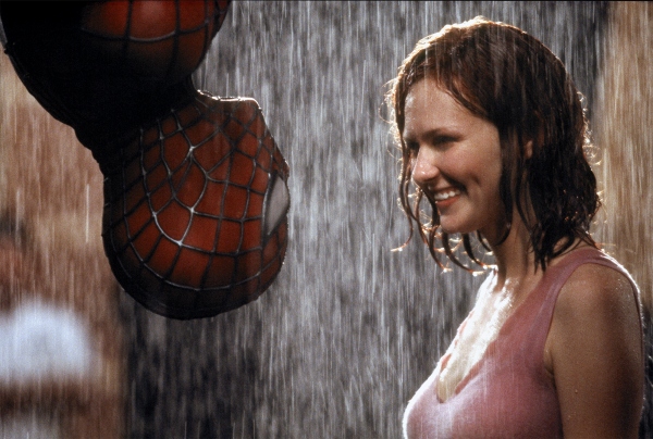 Kirsten Dunst and Spider-Man
