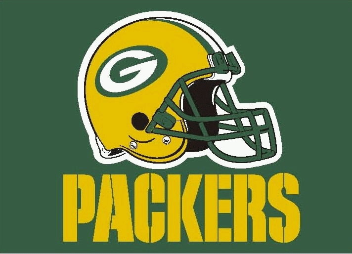 Green Bay Packers Logo - White G in green oval with yellow outline