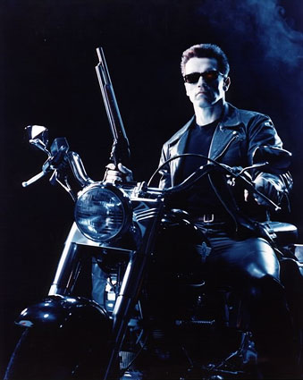 Arnold Schwarzenegger as the Terminator