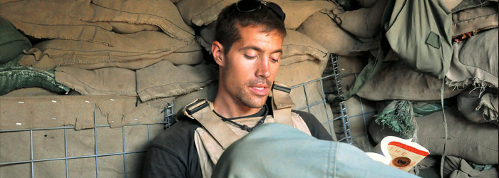 American Reporter James Foley in Iraq Prior to His Capture by the Islamic State
