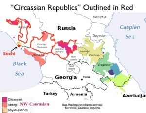 Sochi and Caucasus Region Map