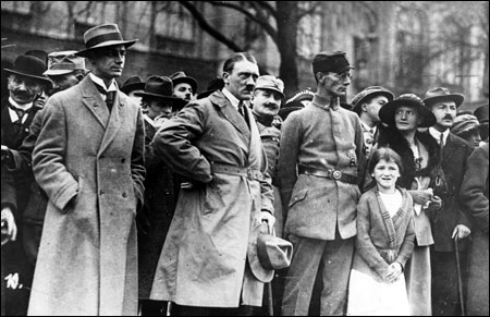Hitler during the Beer Hall Putsch in 1923