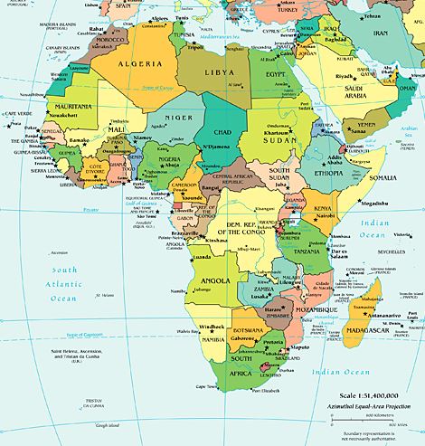 Map of Africa