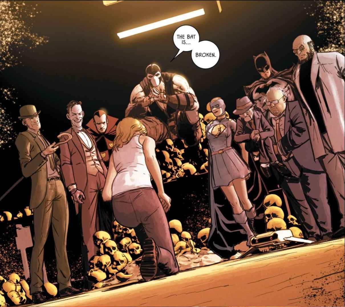 Batman #50-Holly Robinson and Bane