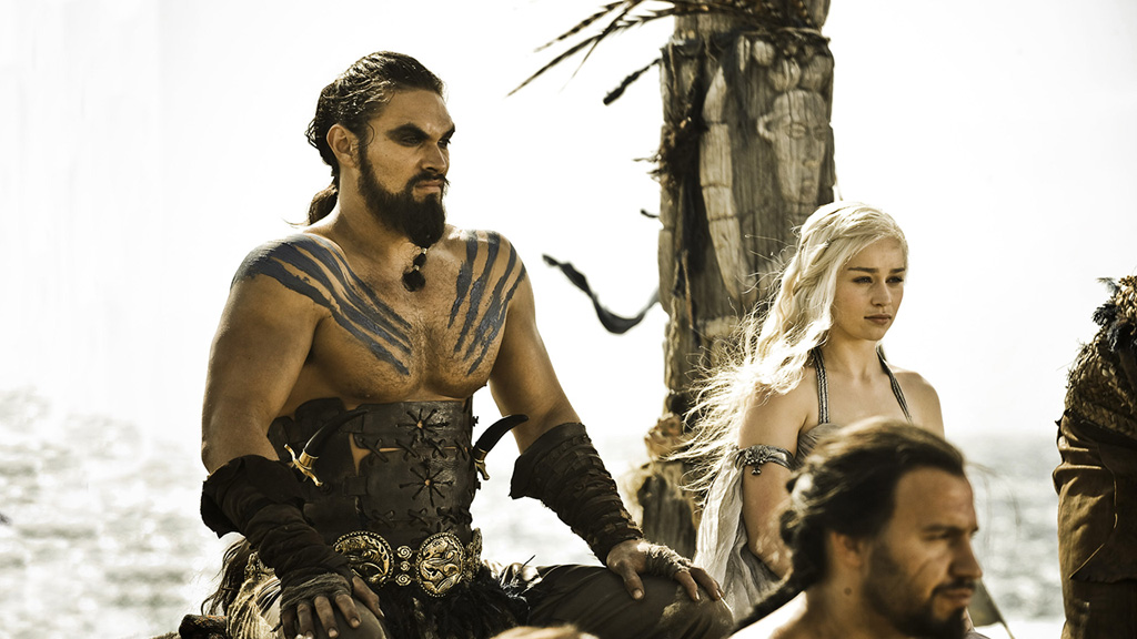 Khal Drogo and Daenerys Targaryen 