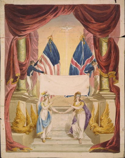 Treaty of Ghent Peace Painting